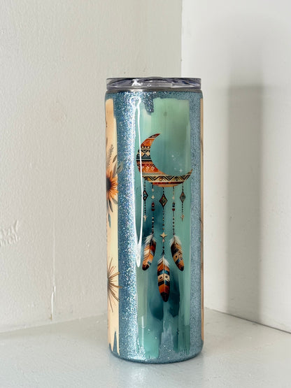🤍🐂 Desert Bloom Spirit Tumbler