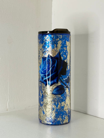 Sapphire Bloom Tumbler